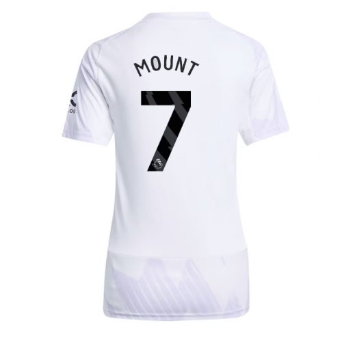 Billige Fotballdrakt Manchester United Mason Mount #7 Replika Bortedrakt Dame 2025-26 Kortermet Billige Fotballdrakt Manchester United Mason Mount #7 Replika Bortedrakt Dame 2025-26 Kortermet